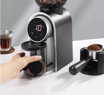 Moulin à Café Électrique Automatique – Meules Burr | Espresso &amp; Filtre ☕