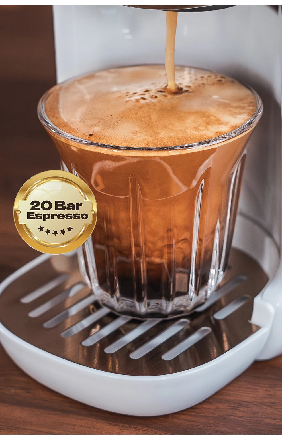 HiBREW 5-in-1 Multi-Capsule Coffee Machine – Hot &amp; Cold, 20 Bar, Espresso &amp; Cappuccino