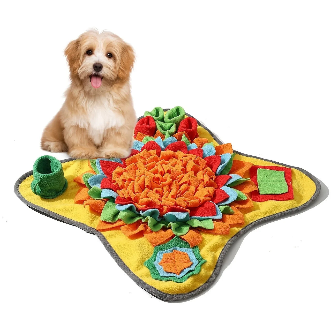 Tapis de Fouille Interactif pour Chiens 🐾 | Snuffle Mat – Anti-Ennui &amp; Stimulation Mentale