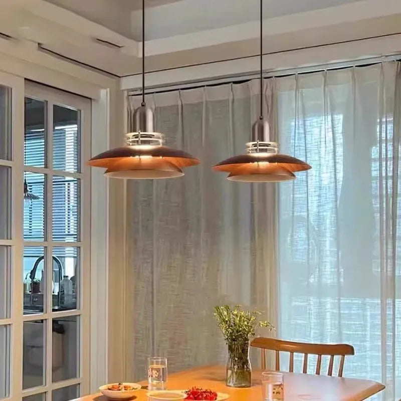 Suspension Vintage Abat-Jour Aluminium – Ø30cm – Restaurant, Cuisine &amp; Bar