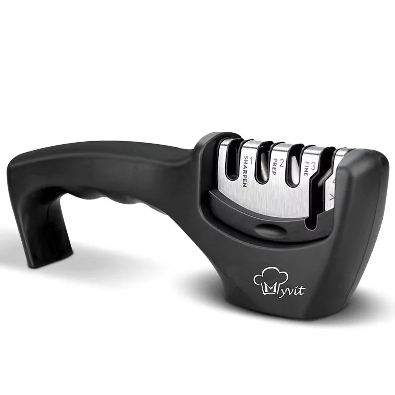 Aiguiseur de Couteaux Professionnel – 3 ou 4 Étapes, Diamond/Céramique/Tungstène