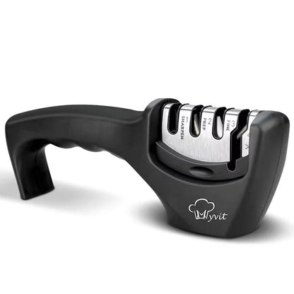 Aiguiseur de Couteaux Professionnel – 3 ou 4 Étapes, Diamond/Céramique/Tungstène