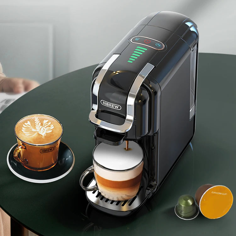 Machine à Café Multicapsules HiBREW 5 en 1 – Chaud &amp; Froid, 20 Bar, Expresso &amp; Cappuccino
