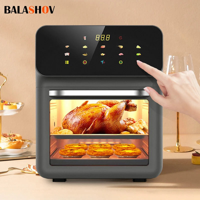 Friteuse à Air 10L – Grande Capacité, Cuisson 360°, Sans Huile, Multifonction
