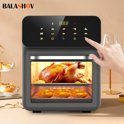 Friteuse à Air 10L – Grande Capacité, Cuisson 360°, Sans Huile, Multifonction