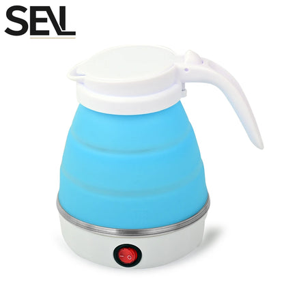 Bouilloire Électrique Pliable 0,6L – Portable, Voyage &amp; Maison, Silicone Haute Résistance
