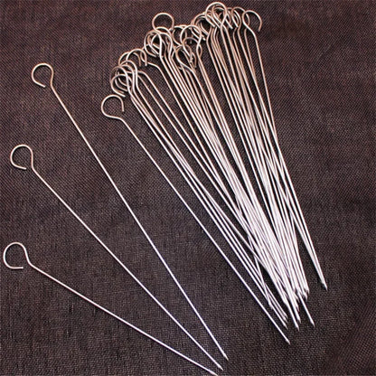 Brochettes Inox Premium – Anti‑adhésives, Résistantes à la Chaleur, BBQ &amp; Cuisine