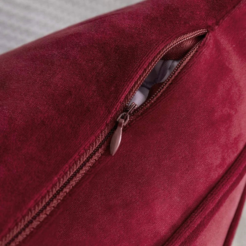 Housse de Coussin en Velours – Rayures Diagonales Chic | 3 Tailles &amp; 13 Coloris