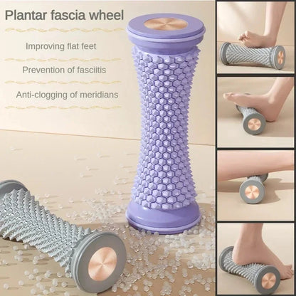 Rouleau Masseur de Pieds &amp; Balle de Yoga – Relaxation Musculaire Plantaire