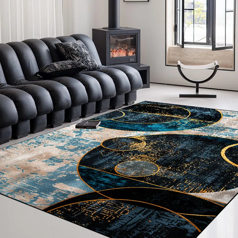 Tapis Flanelle Doux – Style Persan &amp; Géométrique – Lavable en Machine | Plusieurs Tailles