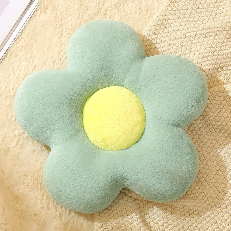 Coussin Décoratif Forme Fleur 🌸 | Plush Doux – 5 Coloris – 35x35 &amp; 50x50 cm