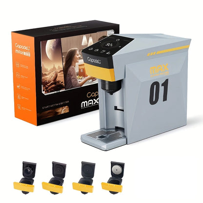 Machine à Café Capsules 4-en-1 Capadeli – Compatible Nespresso, DG, K-Cup &amp; Café Moulu