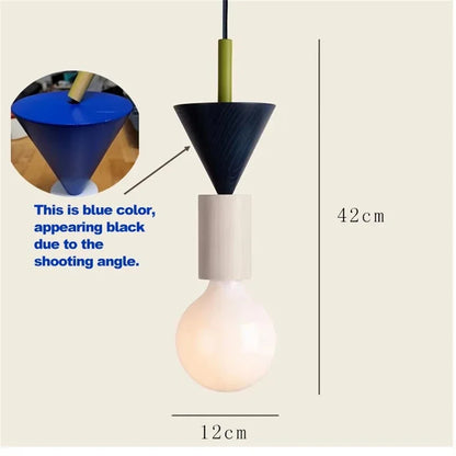 Suspension Bois Style Nordique – LED E27 Dimmable – 8 Formes – Salon, Chambre &amp; Restaurant