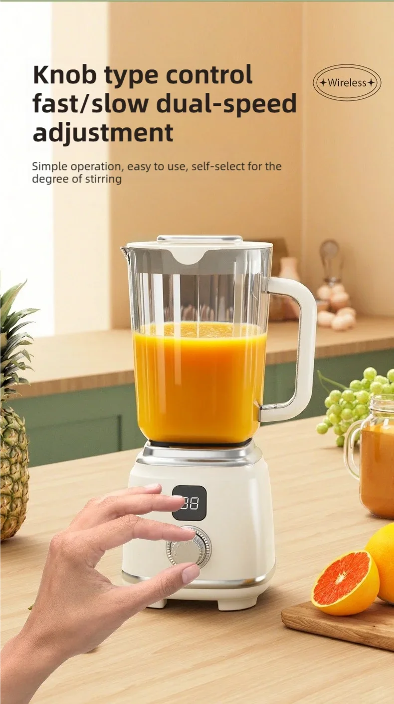 Extracteur de Jus Multifonction 10 Lames – Blender &amp; Broyeur Glace, Haut Rendement