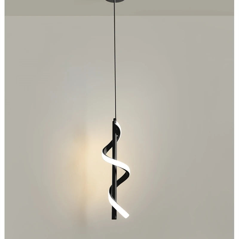 Suspension LED Industrielle Noire – Luminaire Pendentif Métal | Modern Pendant Light