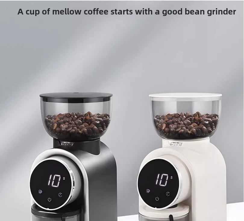 Moulin à Café Électrique Automatique – Meules Burr | Espresso &amp; Filtre ☕