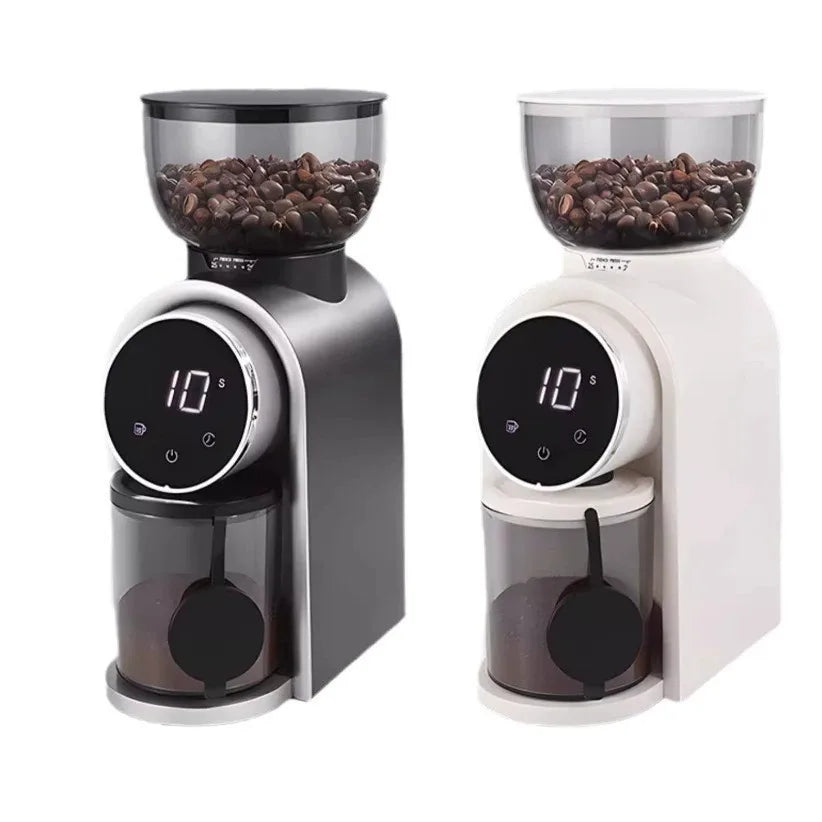 Moulin à Café Électrique Automatique – Meules Burr | Espresso &amp; Filtre ☕