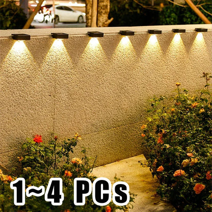 Lampes Solaires LED pour Escalier &amp; Jardin – Lot de 1 à 8 pcs
