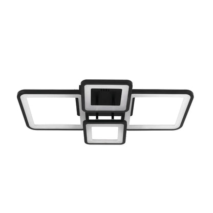 Plafonnier LED 54W avec Télécommande – Lumière Tricolore Dimmable – Salon, Chambre &amp; Cuisine