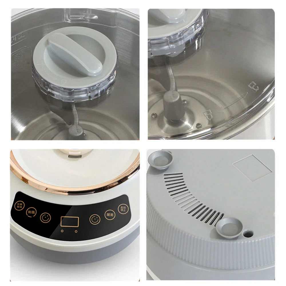 Pétrin Électrique avec Fermentation – 5L ou 7L | Inox 200W