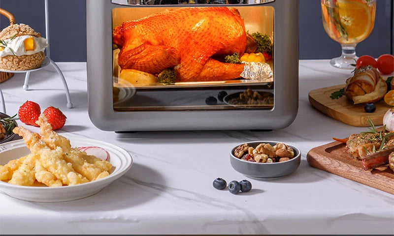 Friteuse à Air 10L – Grande Capacité, Cuisson 360°, Sans Huile, Multifonction