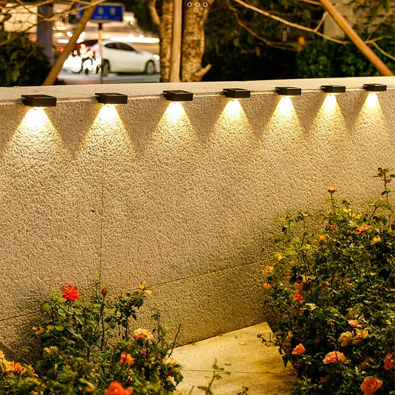Lampes Solaires LED pour Escalier &amp; Jardin – Lot de 1 à 8 pcs