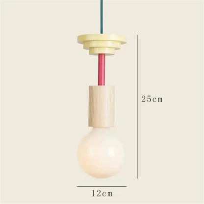 Suspension Bois Style Nordique – LED E27 Dimmable – 8 Formes – Salon, Chambre &amp; Restaurant