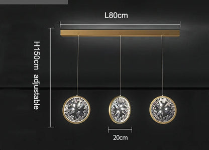 Lustre Anneau Cristal LED – Suspension Circulaire Or &amp; Cristal K9 | Modern Ring Chandelier
