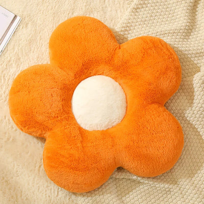 Coussin Décoratif Forme Fleur 🌸 | Plush Doux – 5 Coloris – 35x35 &amp; 50x50 cm