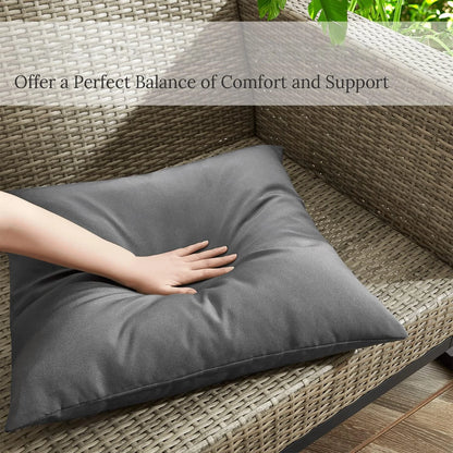 Housse de Coussin Imperméable Intérieur &amp; Extérieur – 5 Coloris | 5 Tailles