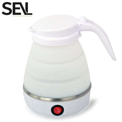 Bouilloire Électrique Pliable 0,6L – Portable, Voyage &amp; Maison, Silicone Haute Résistance