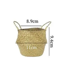 Panier en Osier Tressé 🧵 | Rangement &amp; Déco – Cache-Pot, Jouets, Salle de Bain