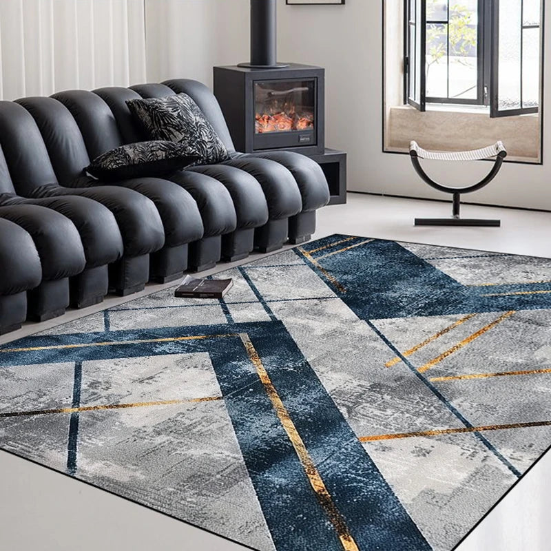 Tapis Flanelle Doux – Style Persan &amp; Géométrique – Lavable en Machine | Plusieurs Tailles
