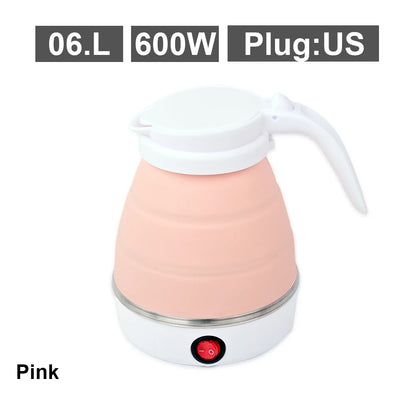 Bouilloire Électrique Pliable 0,6L – Portable, Voyage &amp; Maison, Silicone Haute Résistance