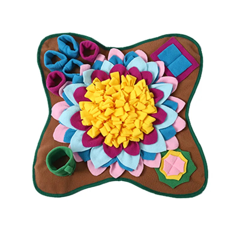 Tapis de Fouille Interactif pour Chiens 🐾 | Snuffle Mat – Anti-Ennui &amp; Stimulation Mentale