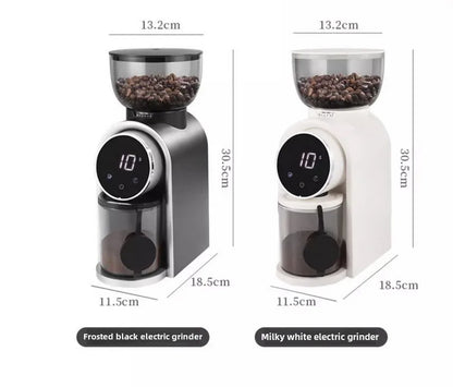 Moulin à Café Électrique Automatique – Meules Burr | Espresso &amp; Filtre ☕