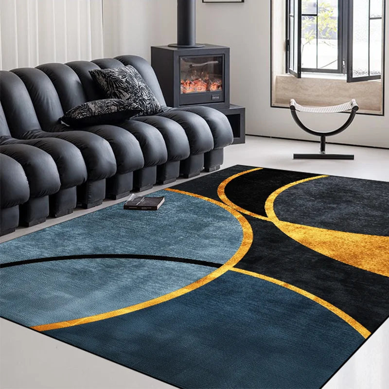Tapis Flanelle Doux – Style Persan &amp; Géométrique – Lavable en Machine | Plusieurs Tailles
