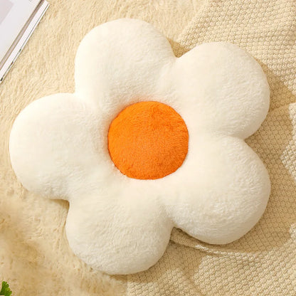 Coussin Décoratif Forme Fleur 🌸 | Plush Doux – 5 Coloris – 35x35 &amp; 50x50 cm