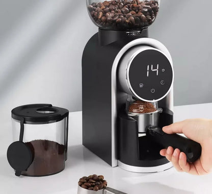 Moulin à Café Électrique Automatique – Meules Burr | Espresso &amp; Filtre ☕