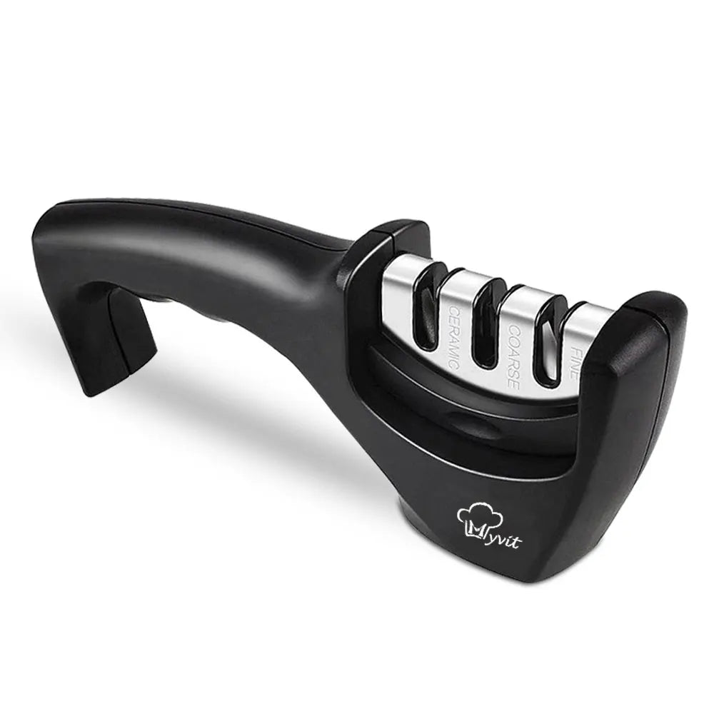 Aiguiseur de Couteaux Professionnel – 3 ou 4 Étapes, Diamond/Céramique/Tungstène