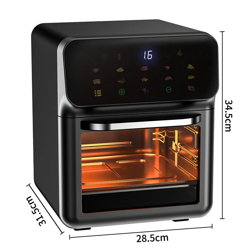 Friteuse à Air 10L – Grande Capacité, Cuisson 360°, Sans Huile, Multifonction