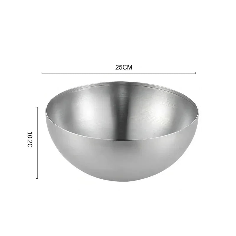 Bol en Inox Doré &amp; Argenté – Style Coréen | 15, 20 ou 25 cm