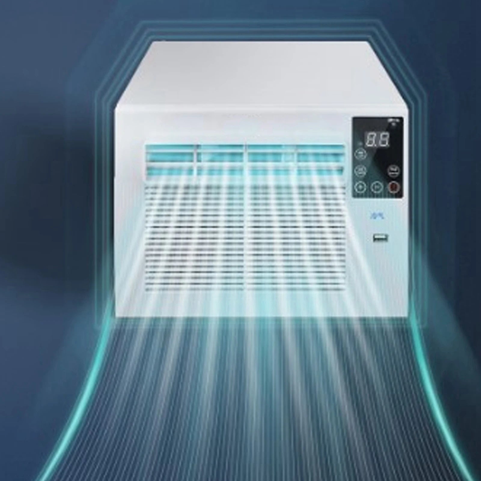 Climatiseur Portable 280W – Télécommande &amp; Écran Tactile – Air Cooler Extérieur/Intérieur