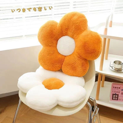 Coussin Décoratif Forme Fleur 🌸 | Plush Doux – 5 Coloris – 35x35 &amp; 50x50 cm