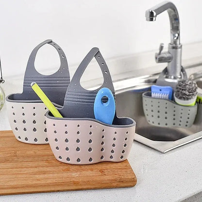 Panier Égouttoir Cuisine Ajustable – Porte-Éponge &amp; Savon | TPR Flexible