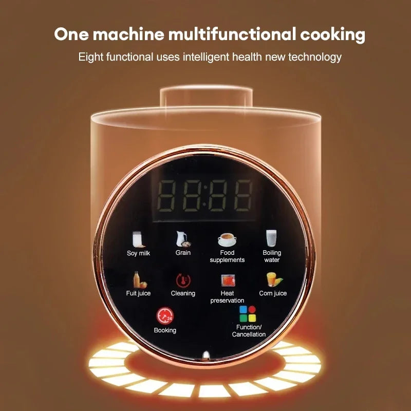 Blender Lait de Soja Électrique – Mixeur Multifonction, Jus &amp; Petit-Déjeuner