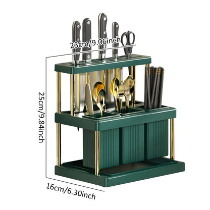 Porte-Couteaux Multifonction &amp; Organisateur d&