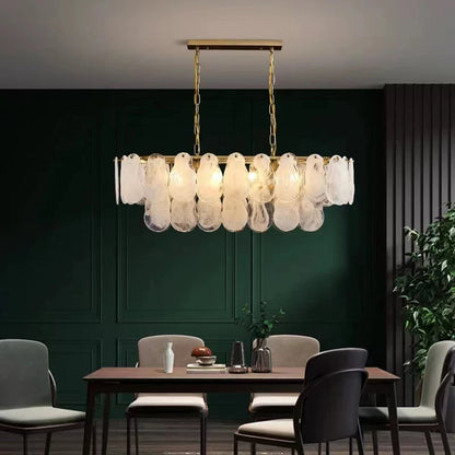 Lustre Suspendu Verre Fumé | Lampe LED Moderne