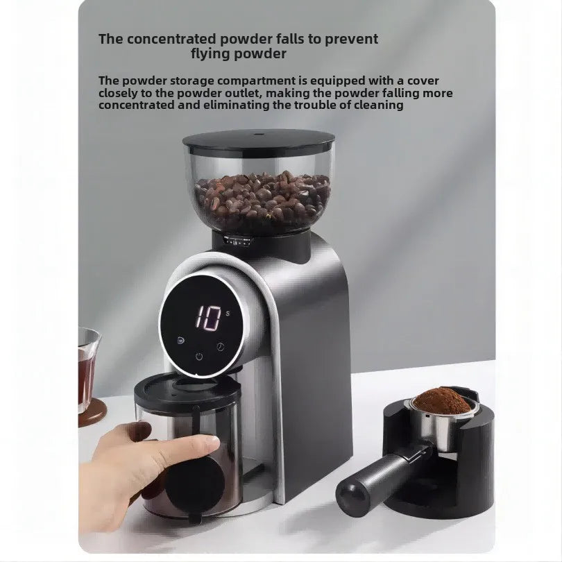 Moulin à Café Électrique Automatique – Meules Burr | Espresso &amp; Filtre ☕