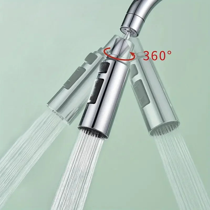 Aérateur Robinet 3 Modes 💧 | Rallonge Filtre Anti-Éclaboussures – Universel Cuisine &amp; Salle de Bain